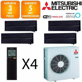 Mitsubishi Quadri-split MXZ-6F120VF + MSZ-LN18VGB + 2 X MSZ-LN35VGB + MSZ-LN50VGB