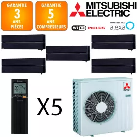 Mitsubishi Quintuple-split MXZ-6F120VF + 2 X MSZ-LN18VGB + 3 X MSZ-LN35VGB