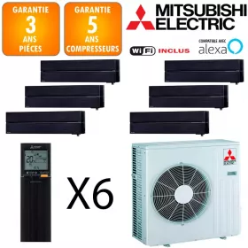 Mitsubishi Sextuple-split MXZ-6F120VF + 3 X MSZ-LN18VGB + 3 X MSZ-LN25VGB