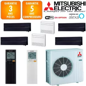 Mitsubishi Sextuple-split MXZ-6F120VF + 3 X MSZ-LN18VGB + MFZ-KT25VG + MFZ-KT35VG + MSZ-LN35VGB