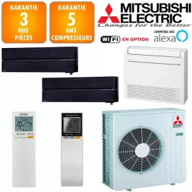 Mitsubishi Tri-split MXZ-5F102VF + MSZ-LN18VGB + MSZ-LN25VGB + MFZ-KT50VG