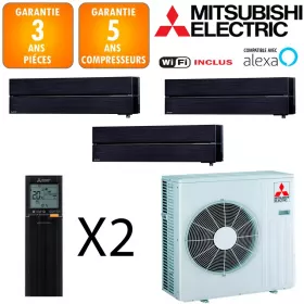 Mitsubishi Tri-split MXZ-6F120VF + MSZ-LN18VGB + 2 X MSZ-LN50VGB