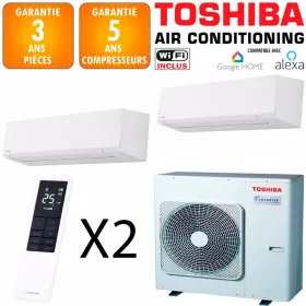 Toshiba Bi-split Shorai RAS-3M26G3AVG-E + 2 X RAS-B13G3KVSG-E