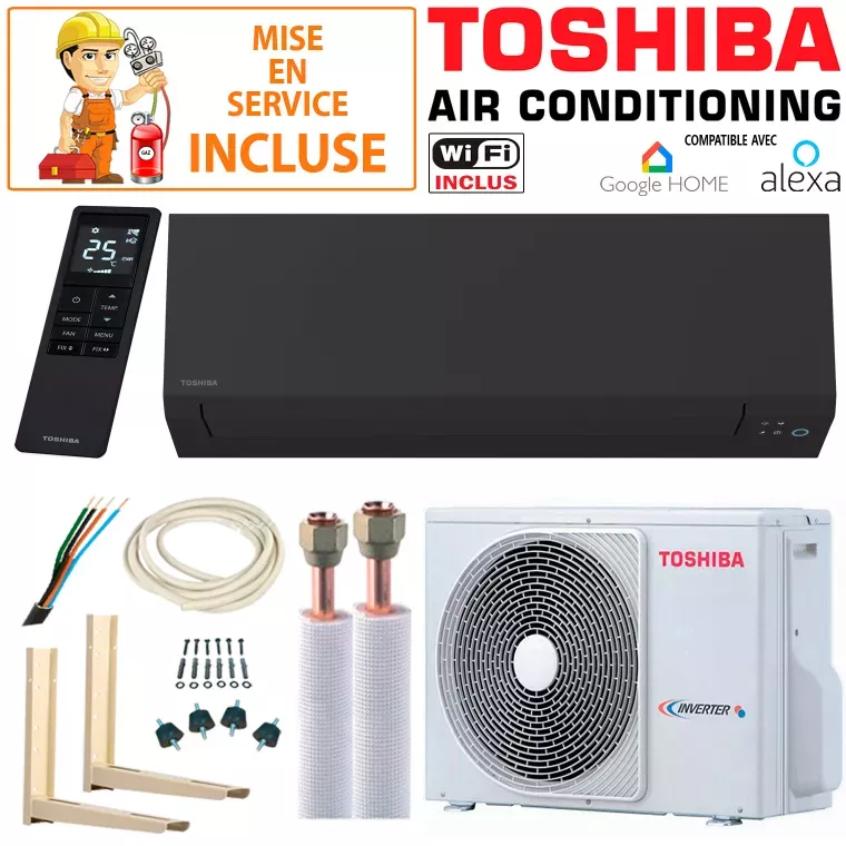 Pack Confort Climatiseur Toshiba SHORAI RAS-B10G3KVSGB-E