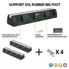 Jeux de supports Sol Rubber Big Foot 450 mm