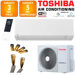 Climatiseur Prêt à poser Toshiba Shorai Edge 22 + RAS-22J2AVSG-E