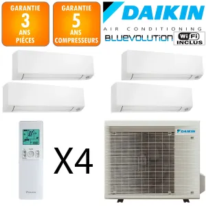 Daikin Quadri-split 4MXM68A + 3 X CTXM15A + FTXM25A