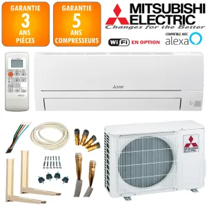 Pack Climatisation Mitsubishi Réversible MSZ-HR50VFK