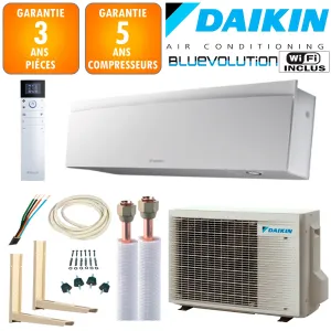 Pack Climatiseur à faire poser Mural Daikin EMURA 3 FTXJ20AW