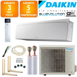 Pack Climatiseur à faire poser Mural Daikin EMURA 3 FTXJ42AW