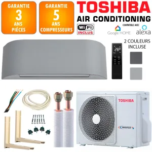 Pack Climatiseur à faire poser TOSHIBA HAORI 10 + RAS-10N4KVRG-E