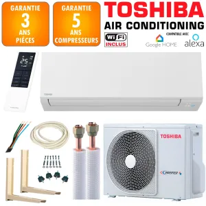 Pack Climatiseur à faire poser Toshiba Shorai Edge 13 + RAS-13J2AVSG-E