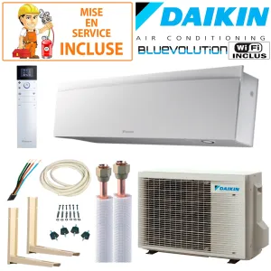 Pack Confort Climatiseur Daikin EMURA 3 FTXJ25AW