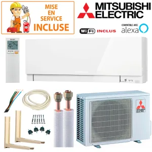Pack Confort Climatiseur Mitsubishi MSZ-EF25VGKW