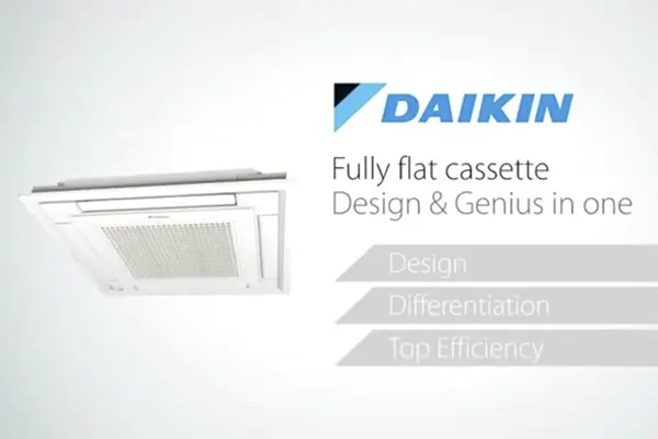 Vidéo commerciale Climatiseur cassette Daikin FFA50A + RXM50R